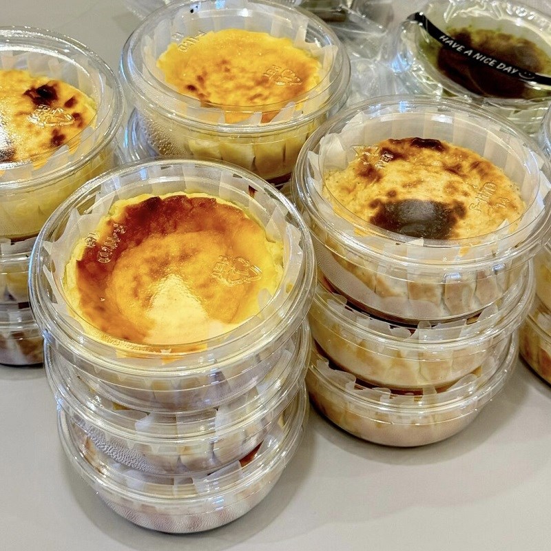 速发四寸巴斯克蛋糕打包盒子油寸芝士烘焙4纸托甜品6寸圆形蛋糕包