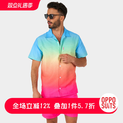 个性印花 西装也可以不正经