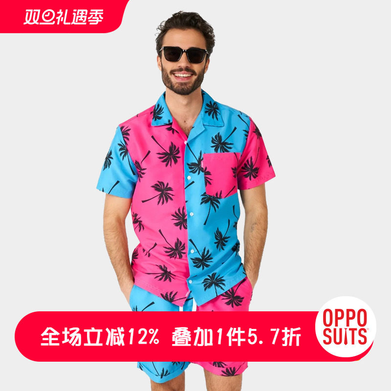 OPPOSUITS休闲短袖短裤套装男