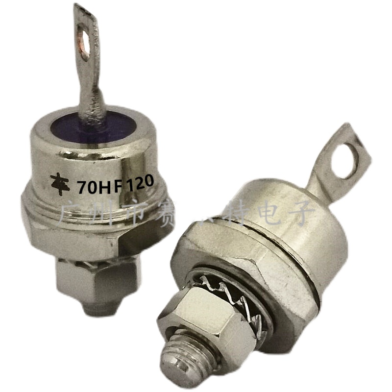 进口外型25HF 40HF 70HF/HFR120 螺旋式整流二极管 正反向 M5M6牙