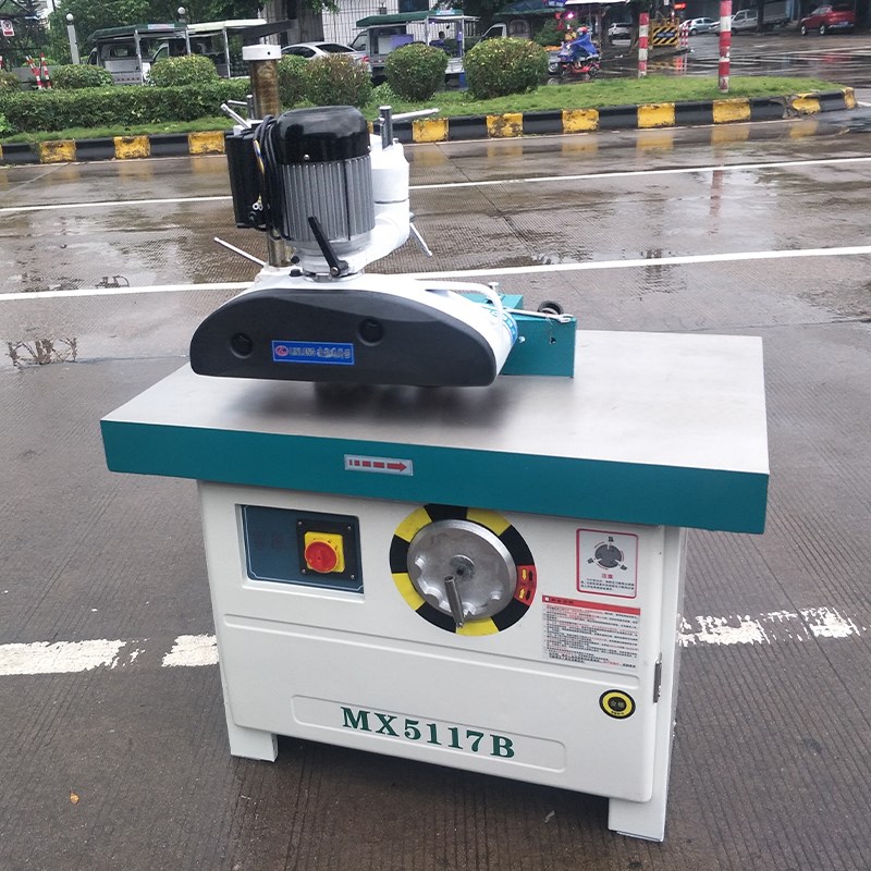 立式单轴木工镂铣床大锣机推台铣床双轴立铣修Q边机送料器配件机