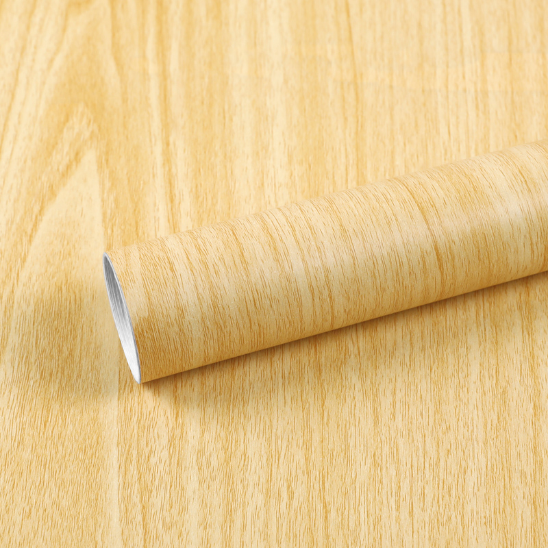 家具翻新贴纸自粘木纹贴纸壁纸贴皮衣柜柜子木板木门桌面防水仿木