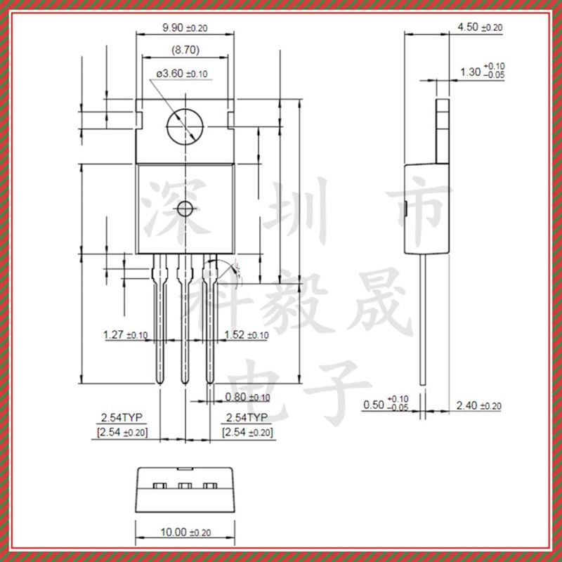 单双向可控硅三极管 BT136/137/138/139/151/152-600R/800E