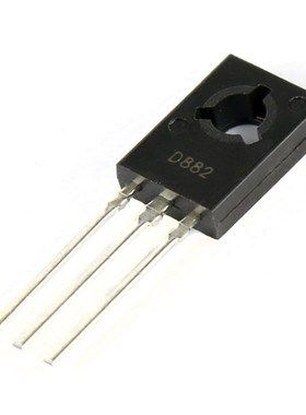 (10个)2SD882 3A/40V NPN三极管 D882音频功率晶体管 直插TO-126
