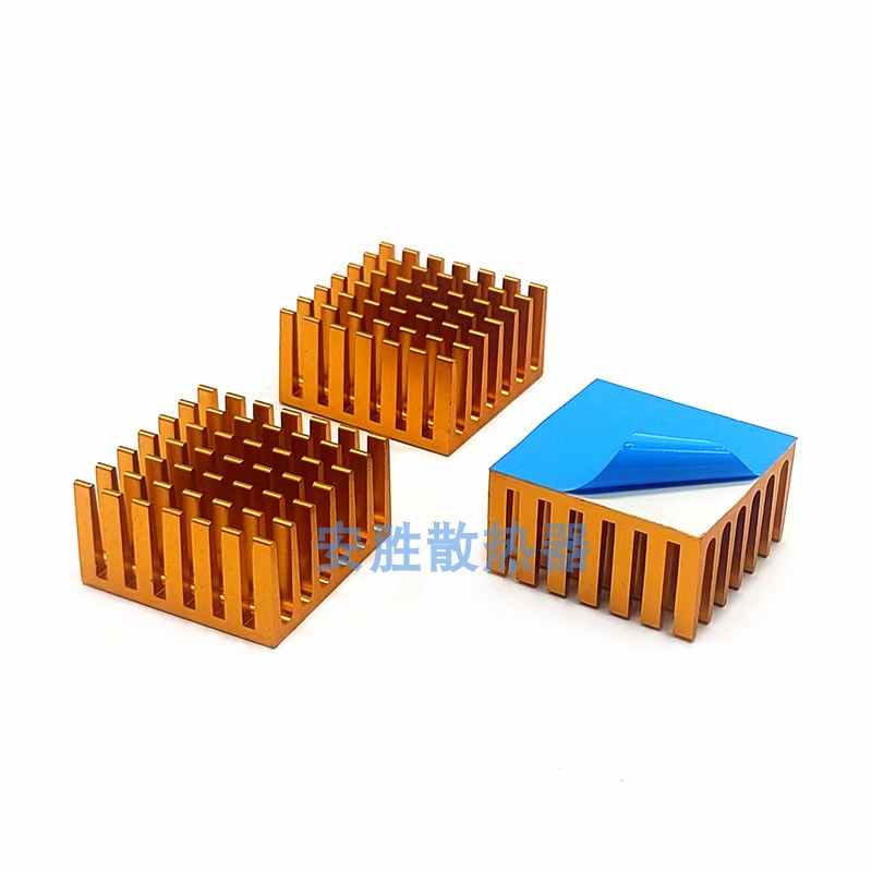 密齿铝型材剖槽散热片铝合金大功率IC芯片电子主板优质铝散热器