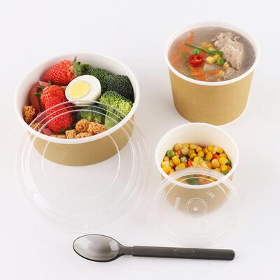 一次性纸汤桶绿豆汤杯加厚纸碗外卖打包粥盒汤杯面条碗水新品