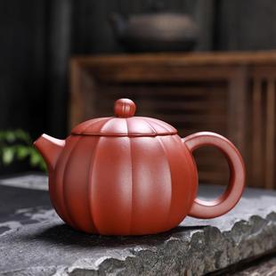 朱泥紫砂西施壶精品可养闭水小茶壶功夫茶具配件家用单个人泡茶器