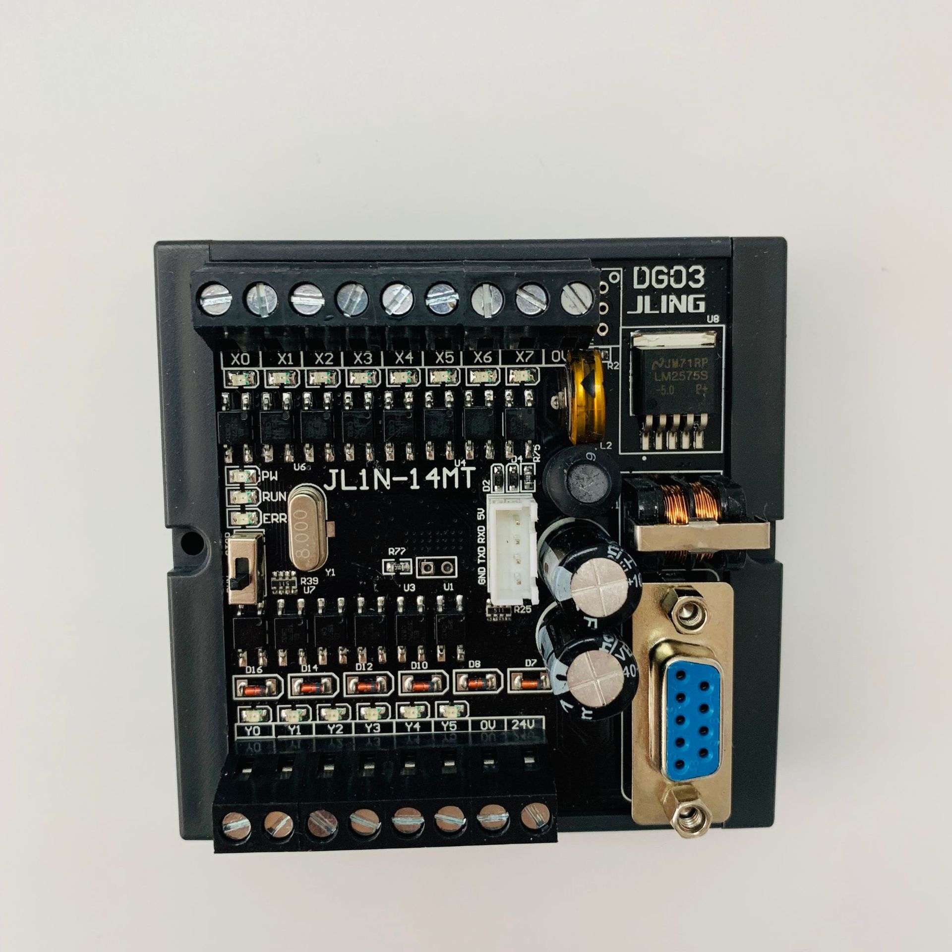 FX1N-DG03 8入6出晶体管输出带模拟量 国产plc工控板可编辑控制器