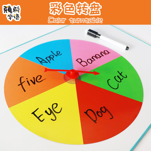 彩色磁力转盘黑板磁力贴