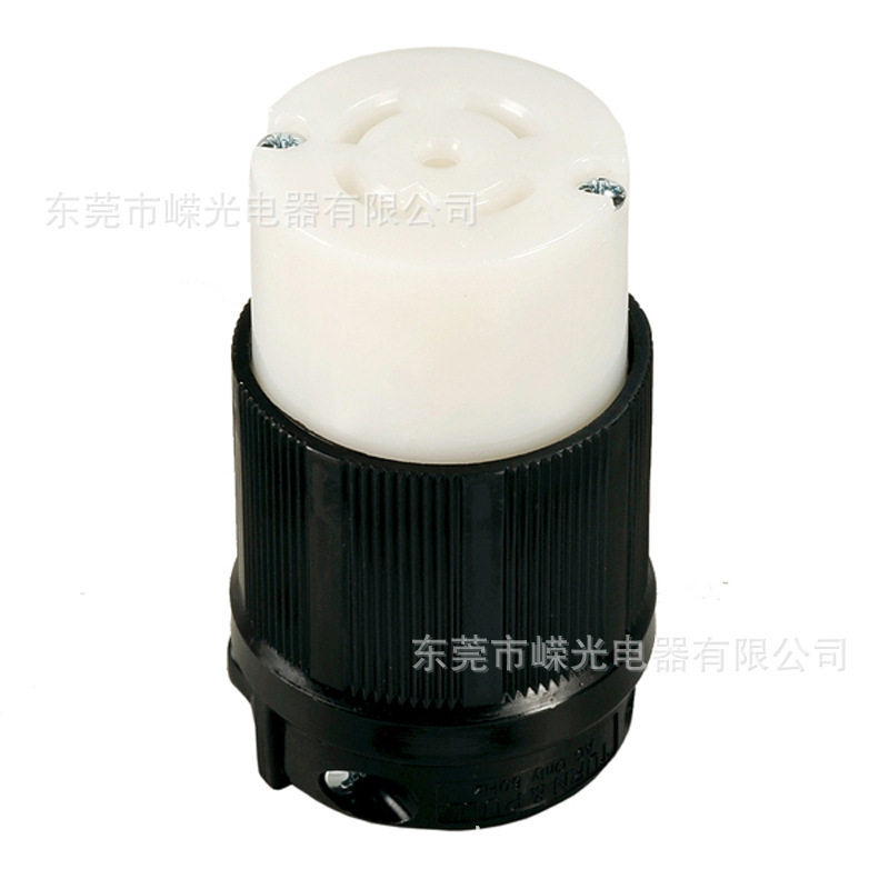 WJ-9533 L23-30C 四极五线 30A 347/600V 防脱落插头电机减速器