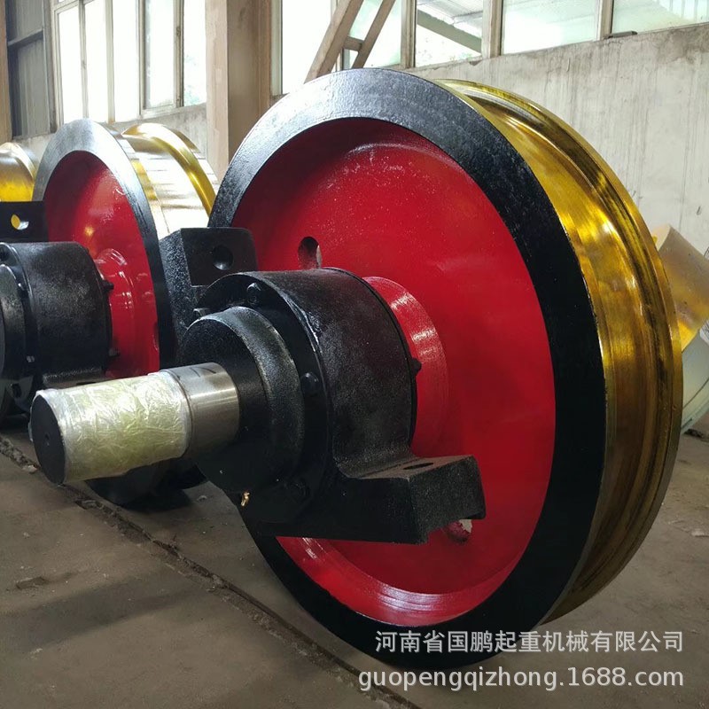 500-1000mm港机岸桥机行车行走轮双边直角圆角箱轮龙门吊轨道轮