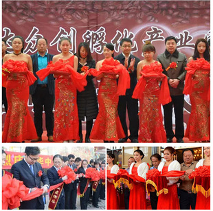 开业球剪彩套装新车交车大红花表彰颁奖婚饰婚礼婚车装饰车中式