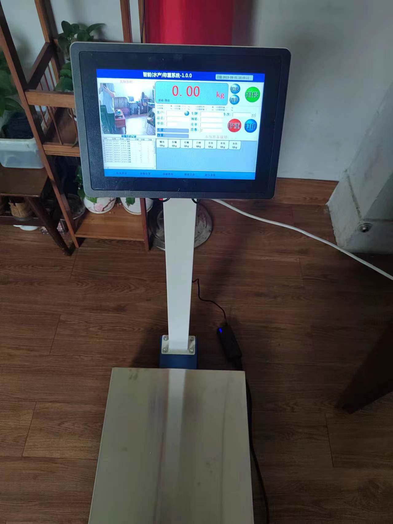 带拍照功能智能电子秤食堂收货智能电子秤100kg200kg