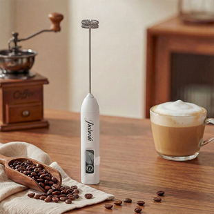 电动打蛋器咖啡奶泡器打泡器家用奶泡机牛奶打发器搅拌棒奶盖三挡