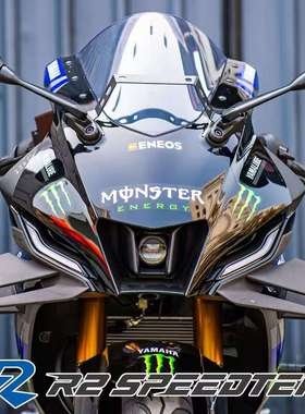 台湾R2SPEEDTEK原创设计侧翼扰流罩GPW竞技款定风翼雅马哈R15V4