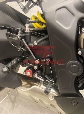 FXCNC升高脚踏后移总成 赛道脚踏适配钱江赛800 赛600RS