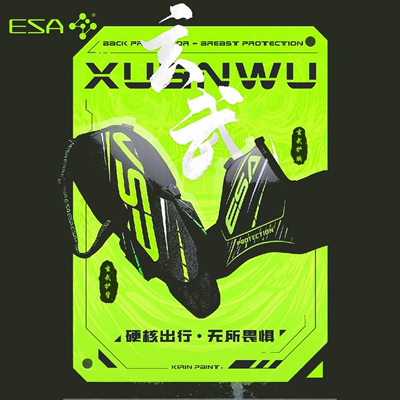 GS金兽玄武护甲 GANSOULWANG护胸护背慢回弹玄武胸背护甲机车防护