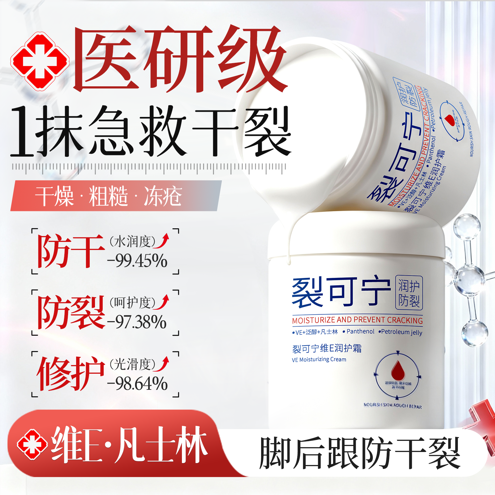 【老牌国货】医护裂可宁&皲裂膏