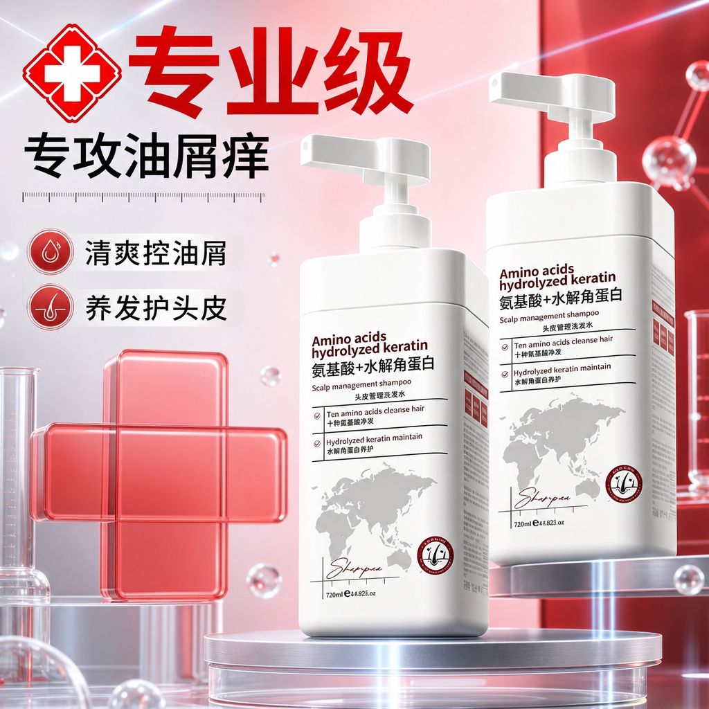 全网热销1OOW+|控油去屑洗发水图片