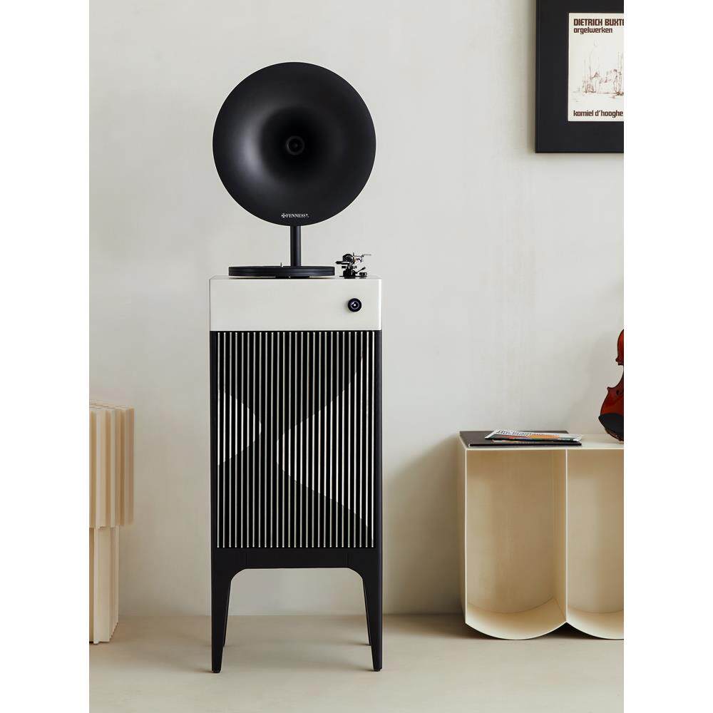 机尼业诗 5-流沙专梵级留声机黑96161胶唱电唱机现代轻奢