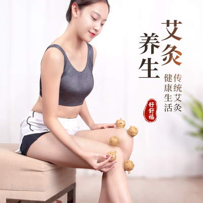 速发艾灸盒随身灸家用艾灸盒子腰背部宫寒艾灸罐小罐美容院防烫熏