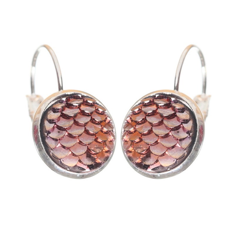 速发Earring accessories are colorful, shining Mermaid scales