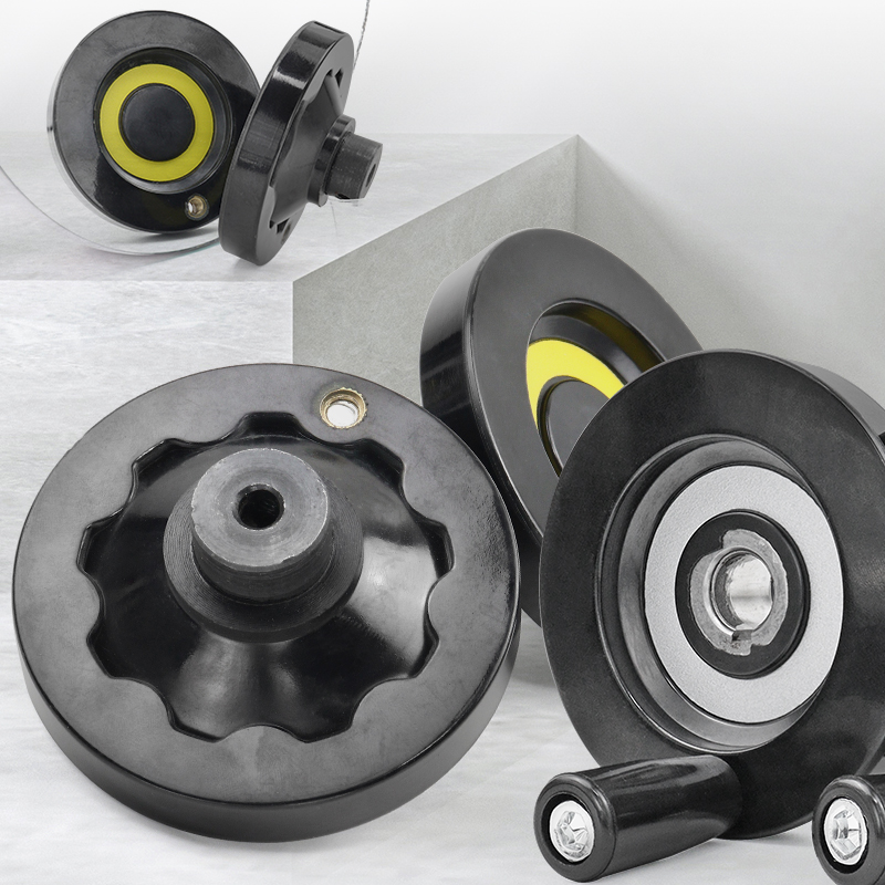 3D打印机手摇轮 胶木小手轮 外径63 80 内孔6mm 8mmV10mm12mm