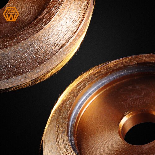 万光全自动电动切割机切割片 瓷砖磨圆边圆弧轮磨边片 磨圆边锯片