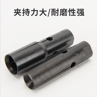 台湾自动送料机冠通M9左牙走心机料夹中意M10右牙普罗育良尾夹头