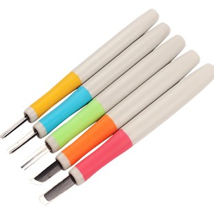 雕刻刀刻纸刀学生橡皮章纸雕木头核雕手工篆刻刀刻画刀工具套装