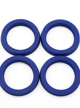 轴用油缸活塞油封 液压油封蓝色聚氨酯密封件 YXd125*141*18