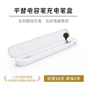 Type USB pencil 倍思绿联益博思吉玛仕wiwu视艺星马拉松左鱼华强北平替电容笔 C充电笔盒收纳盒适用Apple
