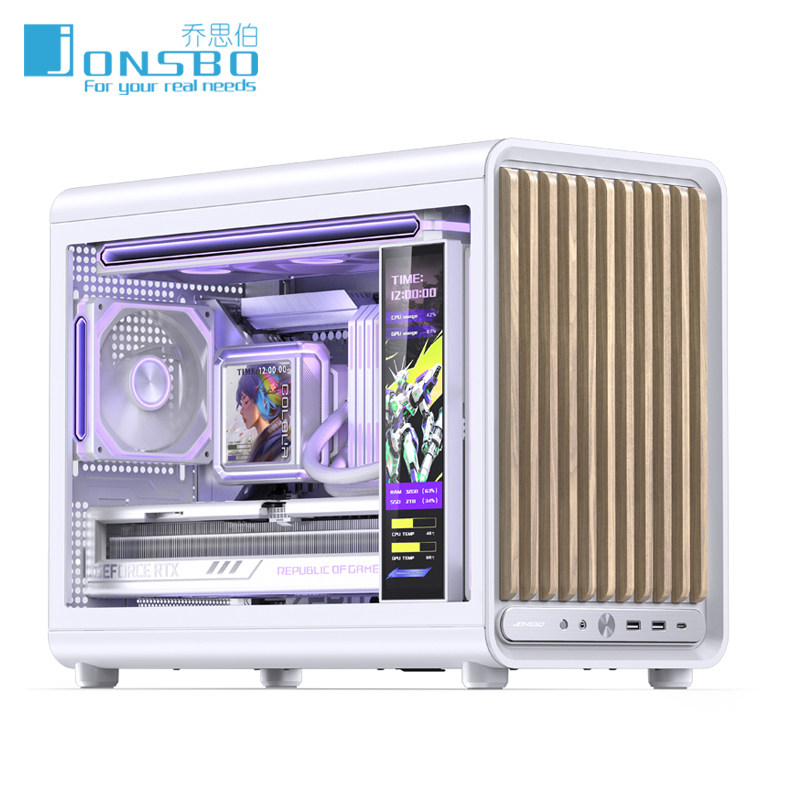 乔思伯D33玻璃侧透带副屏MATX360图片