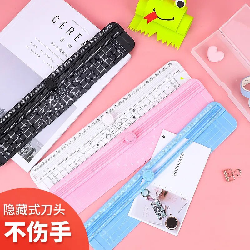 速发小型裁纸刀切纸机神切照片相片铡器手动器割刀迷你闸刀A4纸美
