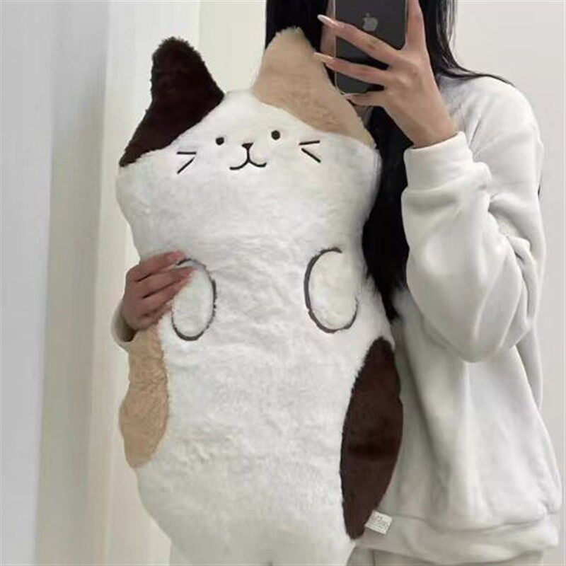 速发可爱三花猫娃偶少心毛绒玩具创意布玩娃日友生送礼物