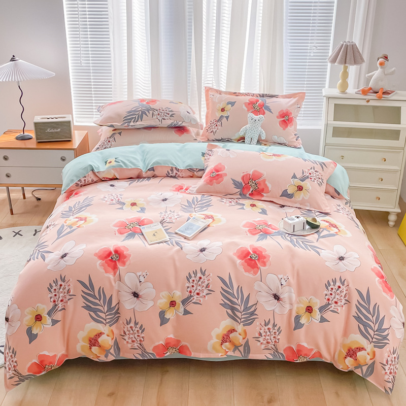 现货速发bedsheets set duvet  piow cases beddig 4 sets 四件套