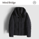 新款 Mind Bridge2025冬季 防风可拆卸立领90鸭绒高克重连帽羽绒服