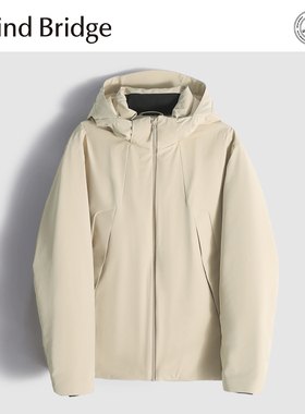 Mind Bridge2025冬季新款都市户外机能风保暖90鹅绒羽绒服外套男
