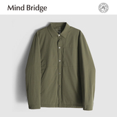 Mind Bridge2025秋冬商务休闲翻领羽绒服男士 90鹅绒夹克纯色外套
