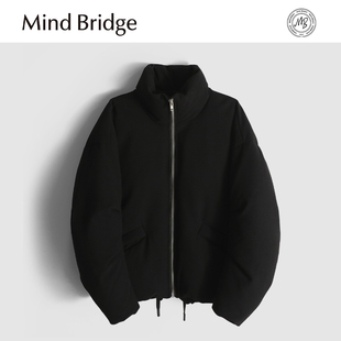 男士 新款 高级感仿毛呢立领夹克羽绒服外套潮 Bridge2025冬季 Mind