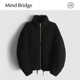 Mind 高级感仿毛呢立领夹克羽绒服外套潮 男士 Bridge2025冬季 新款