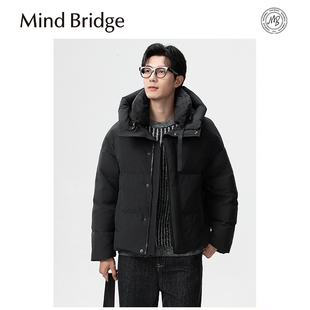 男士 新款 户外保暖休闲连帽90鸭绒羽绒服外套 Bridge2025冬季 Mind