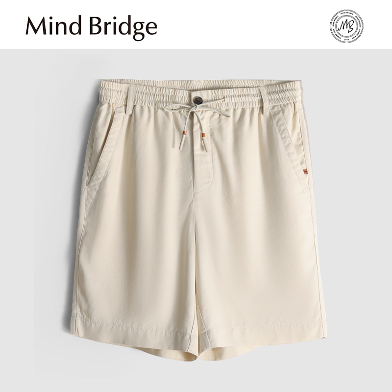 Mind Bridge2025夏季新款户外运动休闲徒步莱赛尔混纺凉感短裤男