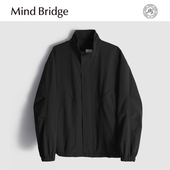 立领通勤行政夹克2025秋冬宽松茄克男士 Mind Bridge男装 休闲外套