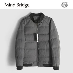 新款 棒球服2025秋冬季 商务休闲夹克外套潮 Bridge羽绒服男士 Mind