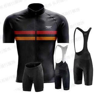 PNS夏季短袖透气速干衣男士黑色骑行服套装公路自行车上衣骑行裤