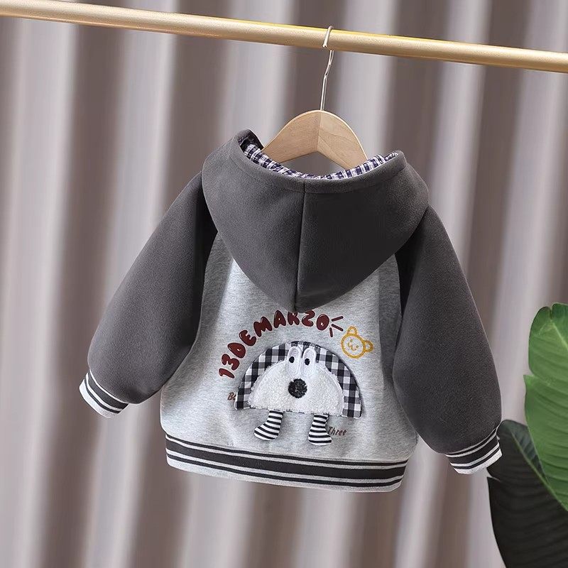 法国男童连帽外套新款小童洋气上衣男孩韩版夹克宝宝春秋款衣服潮,童装/婴儿装/亲子装,套装,淘宝优惠券,粉丝福利购,淘宝优惠卷