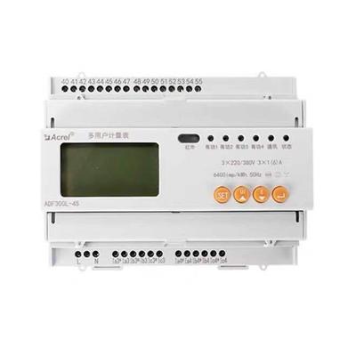 安科瑞ADF300L-4S多功能电表 三相四路电能计量表 液晶显示反窃电