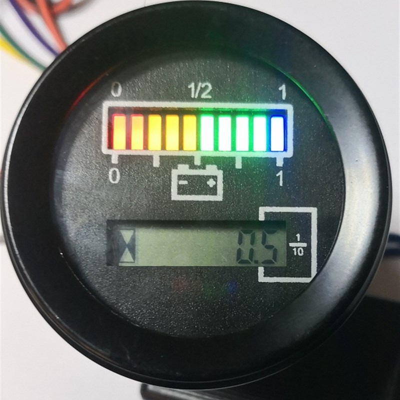 FSRB圆形兼容科蒂斯CURTIS803蓄电池指示器电量表计时器叉车配件