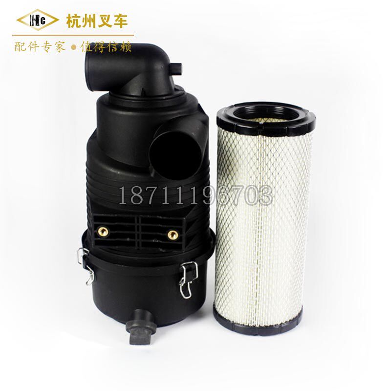 叉车配件 1330弯头合力H2000款2 3 3.5吨叉车空气滤芯器总成